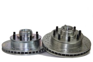 Ford Excursion Brake Rotors (2) - Front - Baer Brakes - Claw Performance - Zinc-Plated - `03-`05